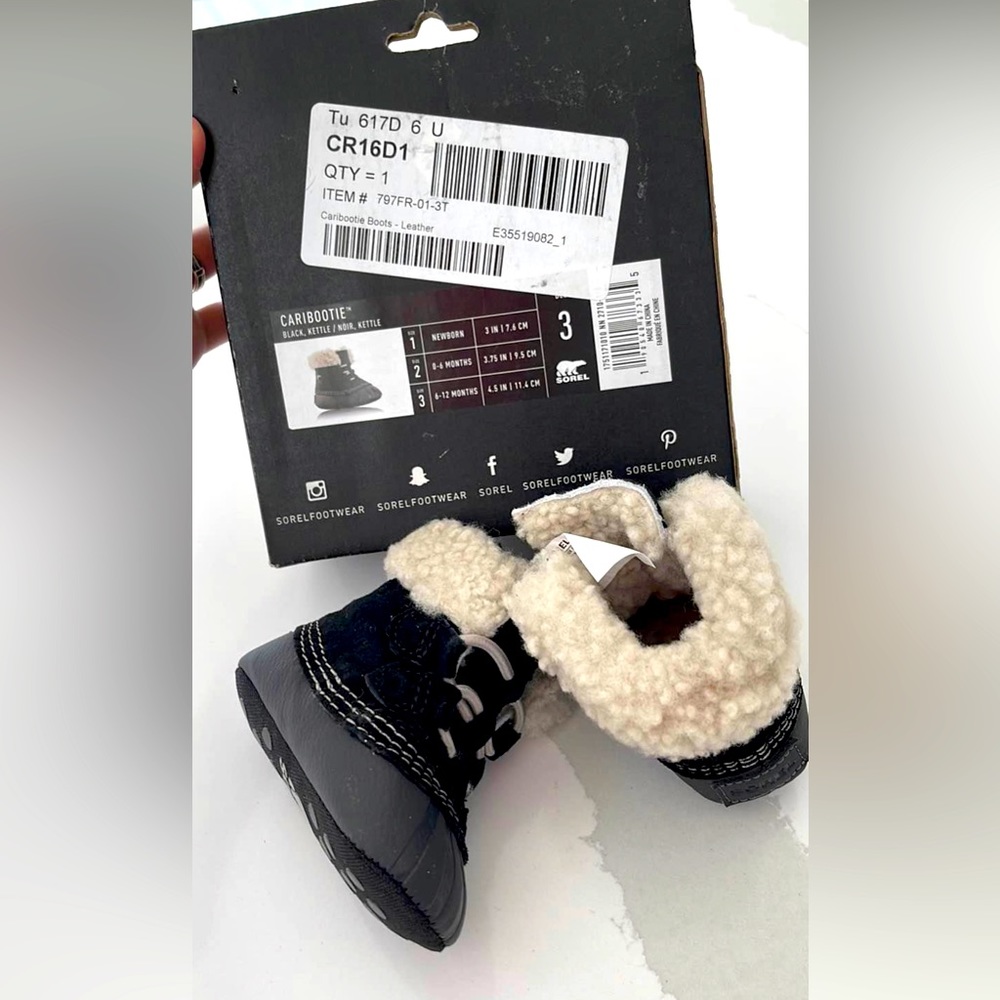 Sorel Infant Caribooties winter crib booties